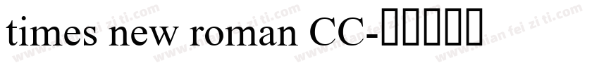 times new roman CC字体转换